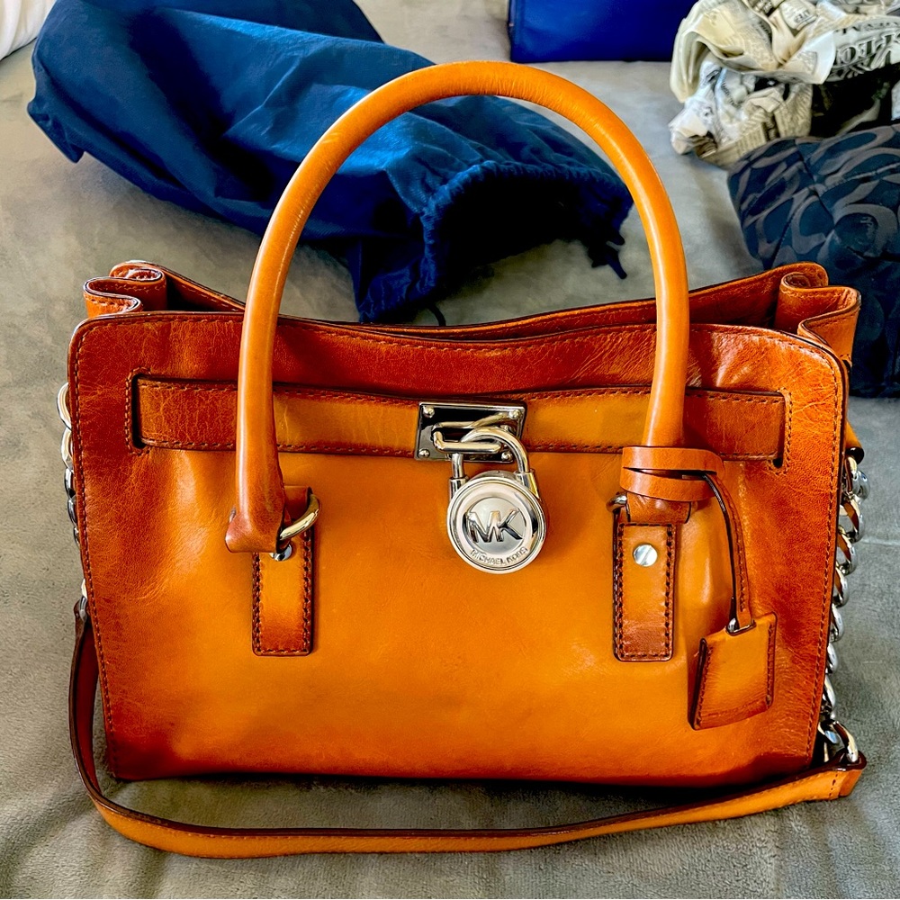 Michael Kors medium size leather tote
